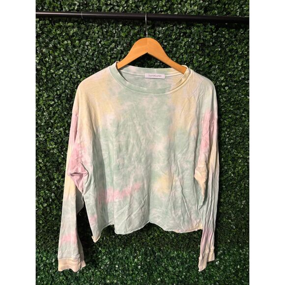 Daydreamer Tie Dye Boxy Long Sleeve Sz Large - Picture 1 of 3